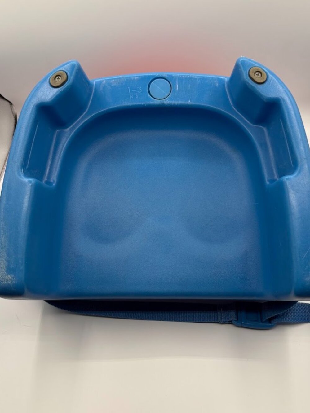 Fisher Price Grow with Me Booster Seat Chair Straps Red Blue Vintage 1990s - Picture 6 of 8